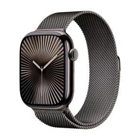   Apple Watch Series 10 GPS + Cellular 46mm Slate Titanium Case with Milanese Loop M/L - Titanium