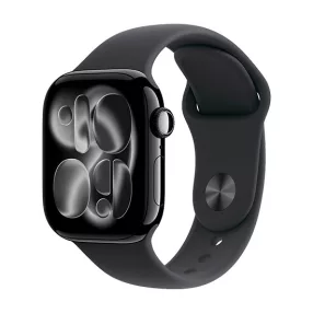   Apple Watch Series 11 (2025) GPS 42mm Jet Black Aluminium Case with Sport Band S/M - Black