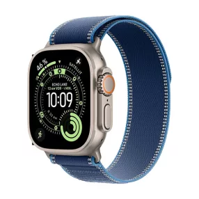   Apple Watch Ultra 3 (2025) 5G 49mm Natural Titanium Case with Trail Loop S/M - Blue/Bright Blue