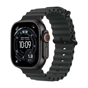   Apple Watch Ultra 3 (2025) 5G 49mm Black Titanium Case with Ocean Band - Black