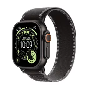   Apple Watch Ultra 3 (2025) 5G 49mm Black Titanium Case with Trail Loop S/M - Black/Charcoal