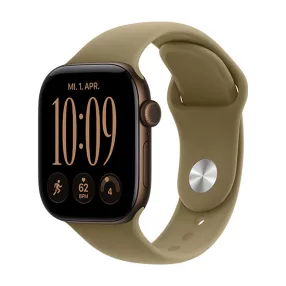   Apple Watch Series 12 (2026) GPS 42mm Dark Bronze Aluminium Case with Olive Sport Band S/M - Dark Bronze