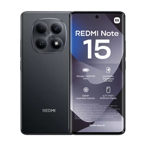 Xiaomi Redmi Note 15 4G Dual 6GB RAM/128GB - Fekete