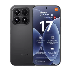Xiaomi 17 5G Dual 12GB RAM/512GB - Fekete