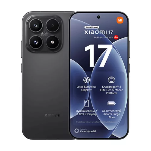 Xiaomi 17 5G Dual 12GB RAM/512GB - Fekete