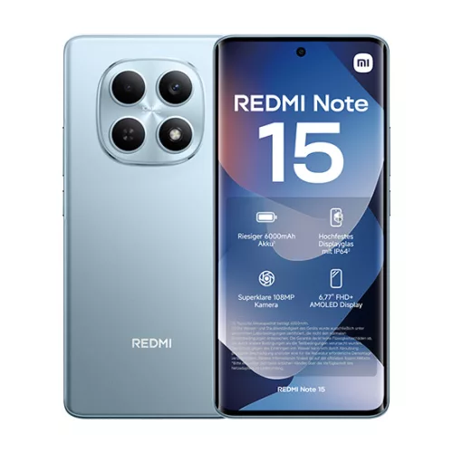 Xiaomi Redmi Note 15 4G Dual 6GB RAM/128GB - Kék